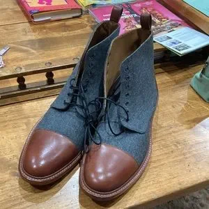 Taft | Shoes | Taft Mens The Troy Boot Grey With Leather Toe  display picture 3